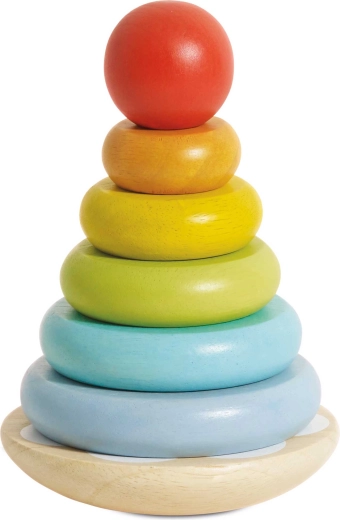 Le Toy Van stapeltoren regenboog
