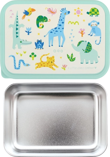 A Little Lovely Company roestvrijstalen lunchbox met deksel Jungle 900 ml