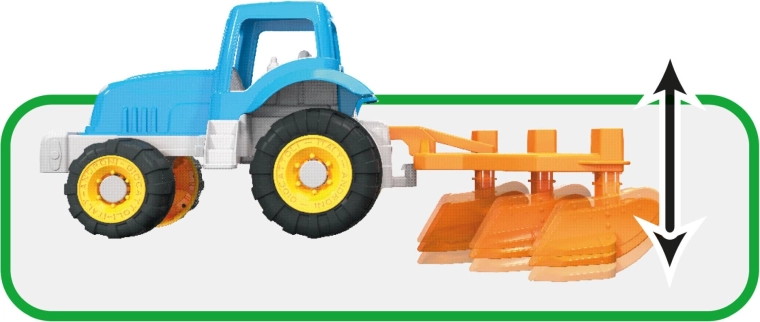 Functionele beweegbare ploeg