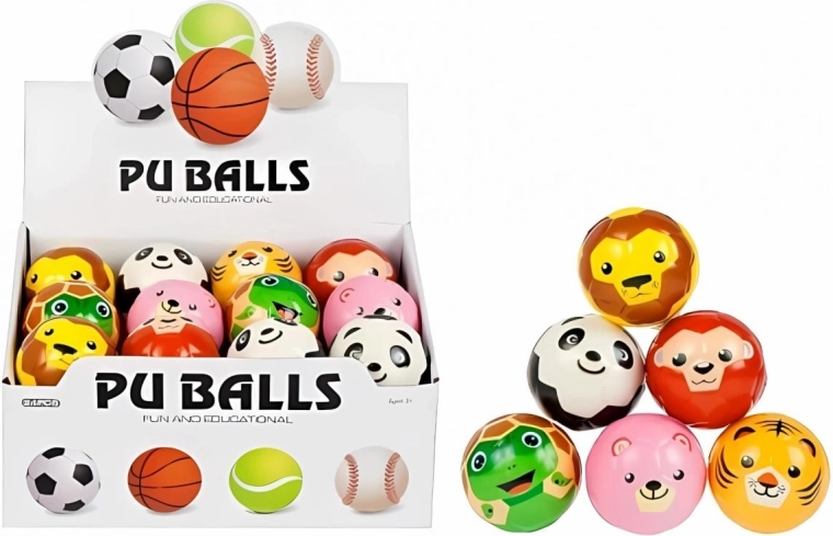 Antistressbal Mega Creative met dierenmotief - 1 stuk