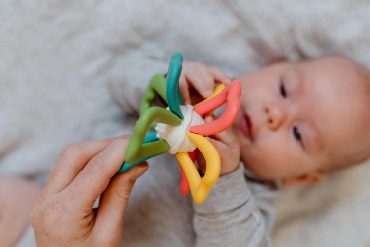 Draaiend middendeel voor ontwikkeling van coördinatie