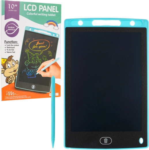 Elektronische tekentablet 10" voor kinderen en volwassenen – Blauw