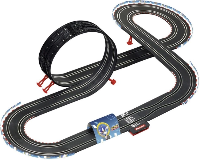 Spectaculair parcours met looping en viaduct