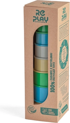 Wader RePlay educatieve stapelbekers piramide (8 stuks)