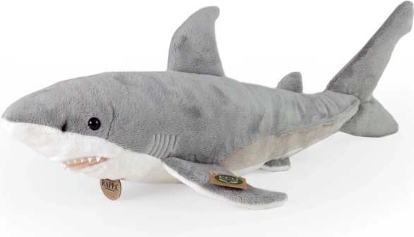 Pluchen witte haai 51 cm eco-friendly