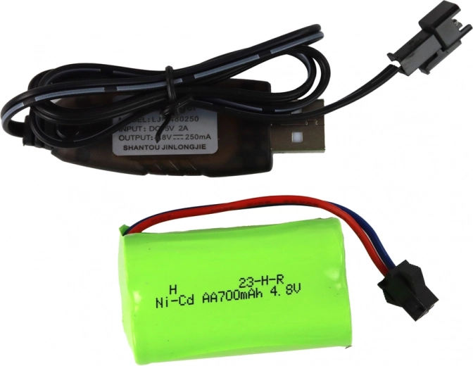 Oplaadbare accu met USB‑laden