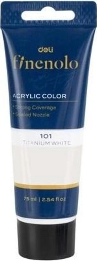 Witte acrylverf 75 ml