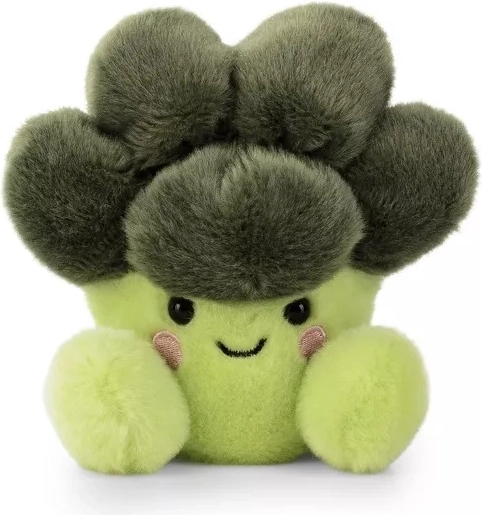Pluchen broccoli Palm Pals 13 cm van Aurora