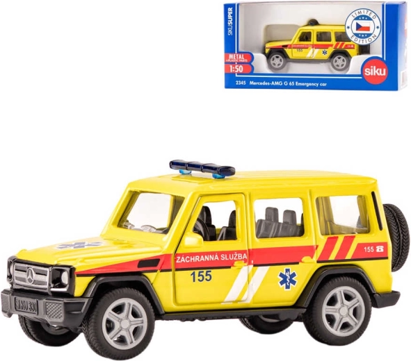 Siku super ambulance Mercedes‑AMG G65 (Tsjechische versie) - 1 stuk