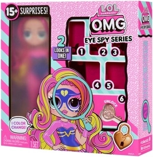 L.O.L. Surprise decoder met OMG grote zus Superhero – interactieve pop