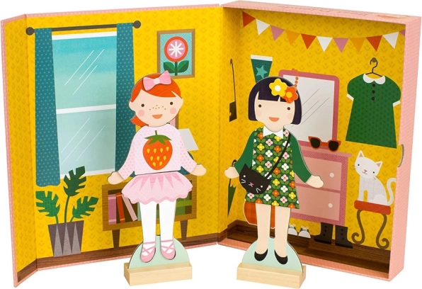 Magnetische puzzel Petit Collage - beste vriendinnen