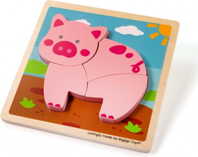 Kinder Invoegpuzzel Varkentje