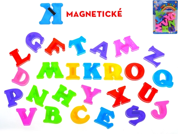 Magnetische plastic letters – kleurrijk alfabet voor kinderen