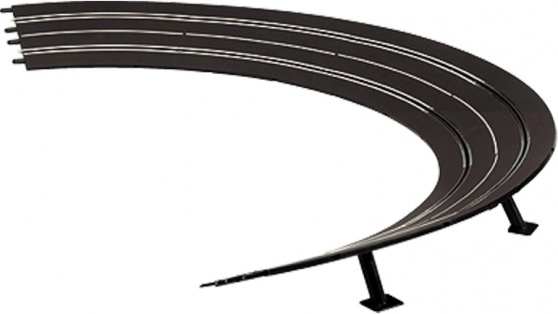 Overhellende bocht 3/30 voor racebanen Evolution, Digital 132 en Digital 124