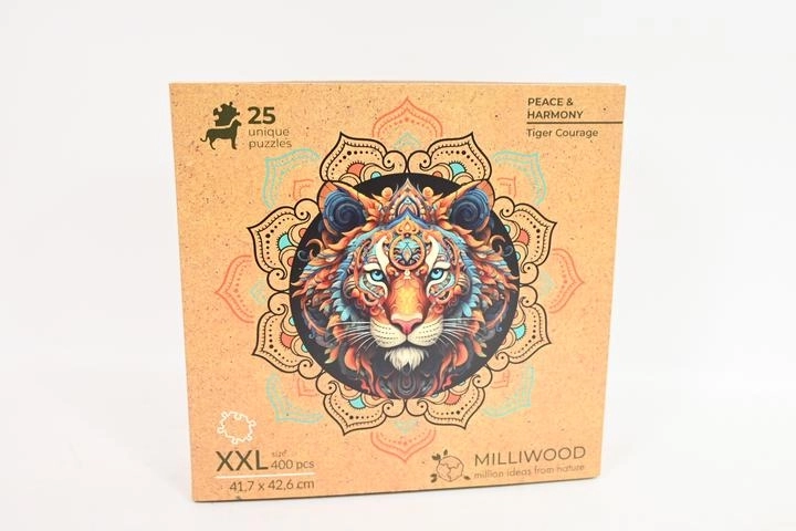 Milliwood Peace and Harmony – houten tijgerpuzzel 400 stukjes