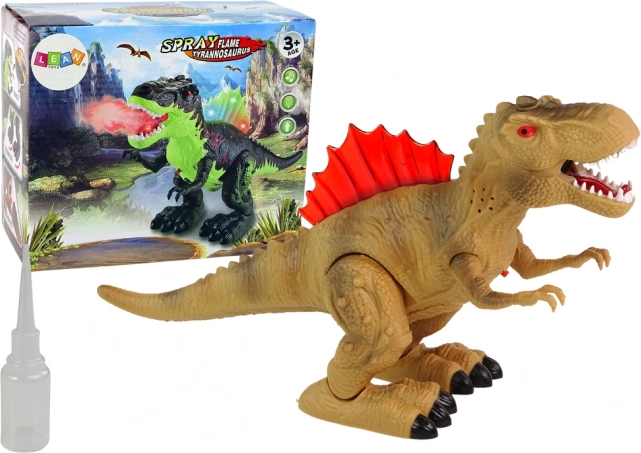 Interactieve dinosaurus met stoom en lichteffecten