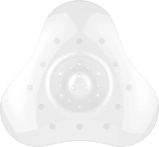 Anatomische vorm met ventilatiegaatjes