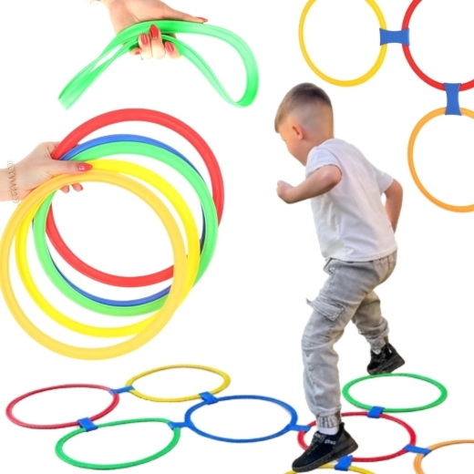 Woopie set springringen voor hinkelen - 10 stuks
