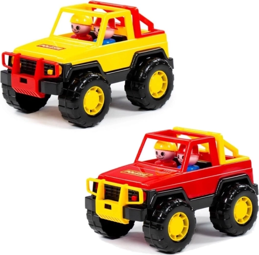 Cavallino terreinwagen Jeep Safari met figuren