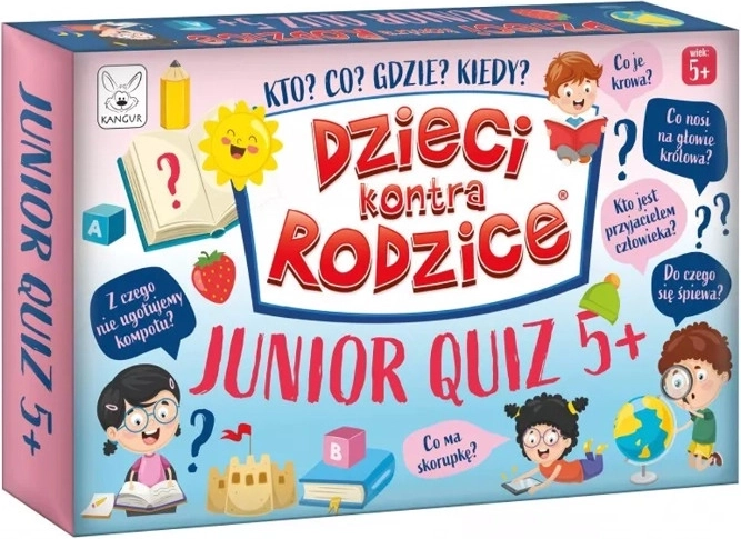 Kinderen tegen Ouders Junior – quiz voor kinderen vanaf 5 jaar