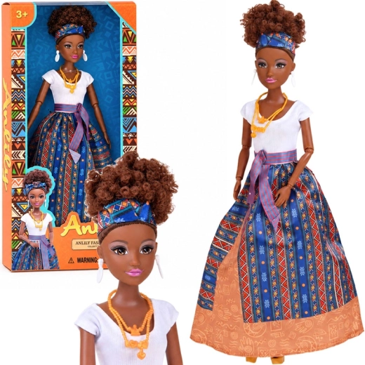 Anlily-pop in kleurrijke stijl geïnspireerd door het Kwanzaa-feest