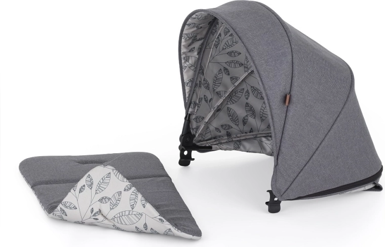 Petite&Mars zonnekap voor kinderwagen Royal2/Royal3 Ultimate Grey