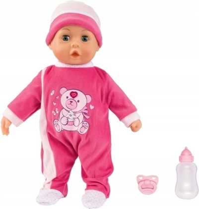 Interactieve pop Bayer Bobas eerste woordjes 38 cm