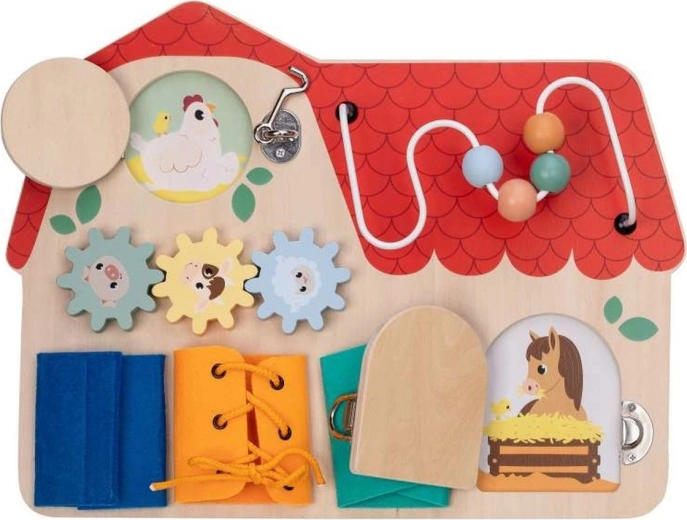 Kleurrijk houten speelgoed