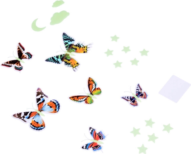 Kleurrijke 3D-vlinders voor een levendig interieur