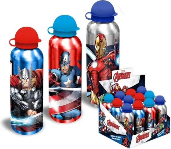 Avengers aluminium drinkfles assort, 500 ml (12 stuks)