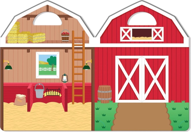 Uitklapbare boerderijscènes