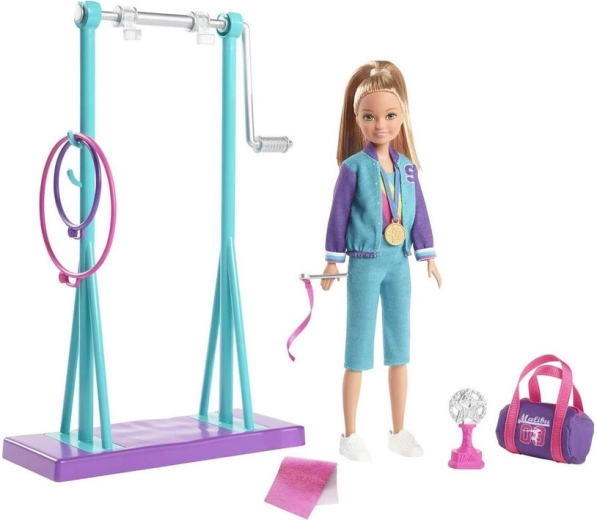 Acrobatische elementen aan de draaibare rekstok