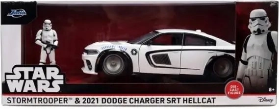 Jada Star Wars Dodge Charger R/T 1:24 met Stormtrooper-figuur