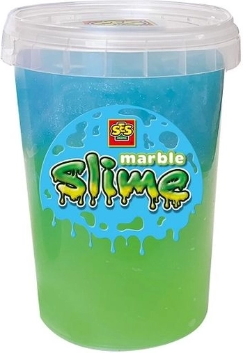 SES gemarmerde slime blauw-groen 200 g