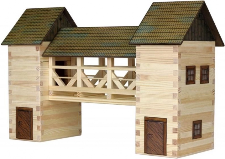 Houten lijmconstructieset Brug WALACHIA