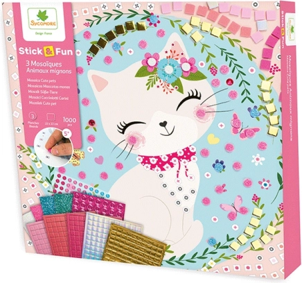 Stick & Fun mozaïek – huisdieren