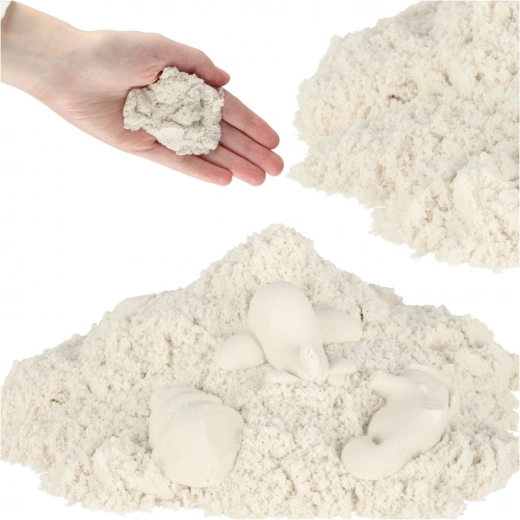 Magisch kinetisch zand voor kinderen 1 kg – Wit