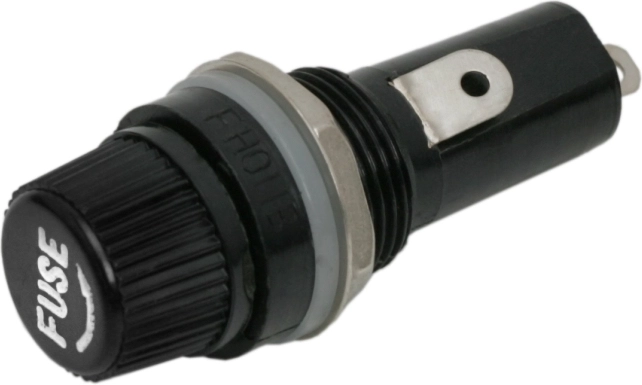 Houder voor zekeringen 6,4 × 30 mm