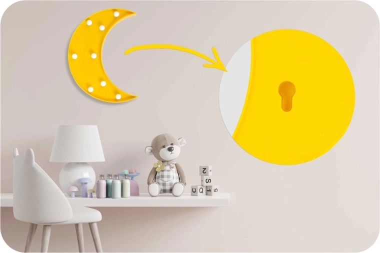 Eenvoudig aan de muur te hangen