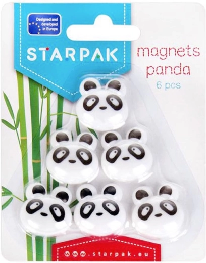 Magneten panda 6 stuks