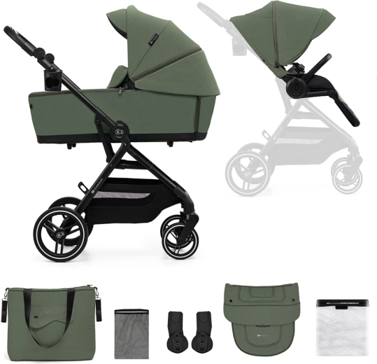 Kinderkraft Select combi-kinderwagen Yoxi 2-in-1 mystic green