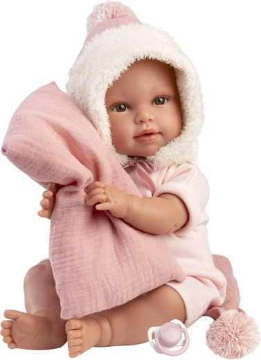 Poseerbare baby die kan zitten
