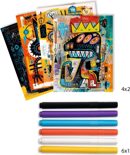 Schetsboekjes en stiften voor direct creëren