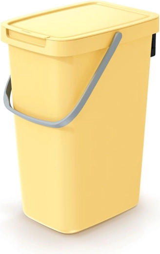 Prullenbak Systema Q Collect 12 l lichtgeel