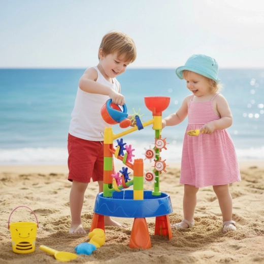 Spelen met water en zand