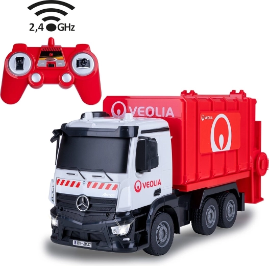 RC-vuilniswagen Mercedes-Benz Antos op schaal 1:26