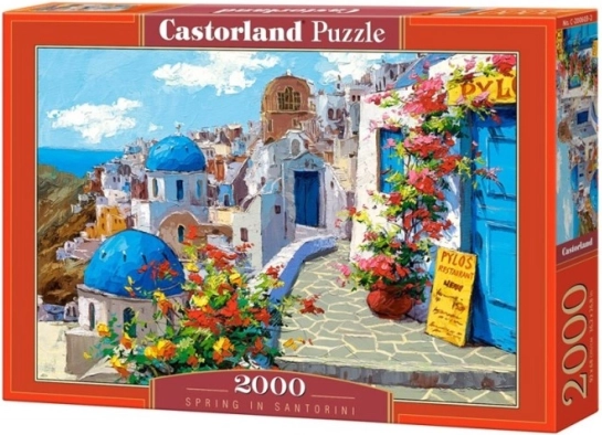 Puzzel 2000 stukjes – Lente op Santorini