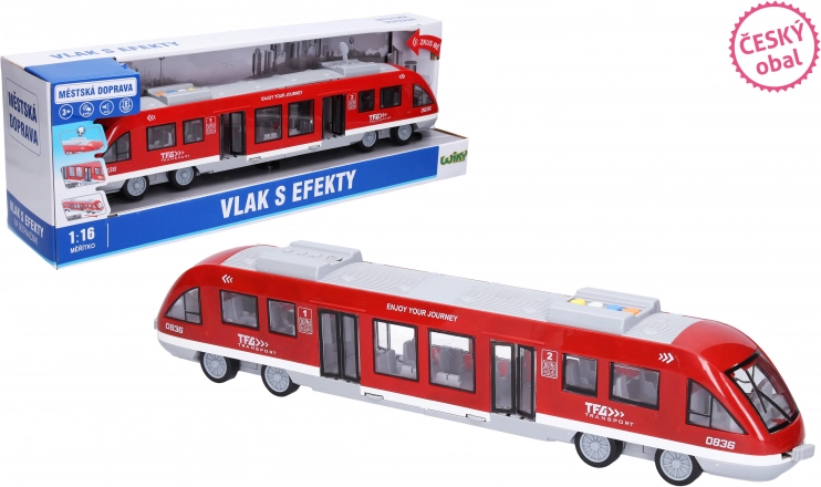 Trein met effecten 44 cm – Tsjechische verpakking