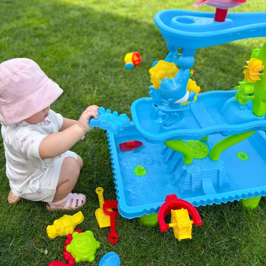 Spelen met water en zand