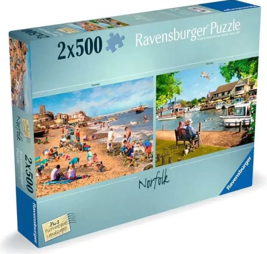 Ravensburger puzzel Picturesque Landscapes nr. 2: Norfolk 2×500 stukjes